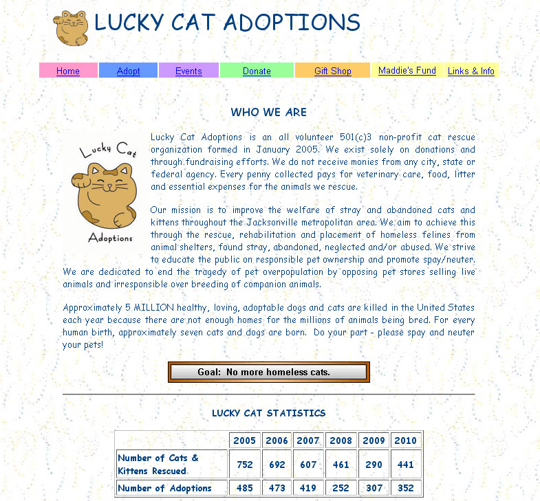 Lucky Cat Adoptions